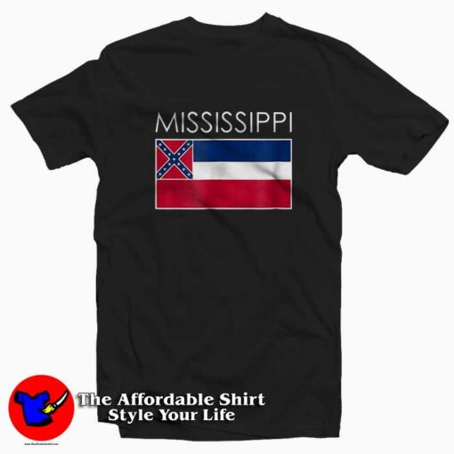 New Mississippi Flag Special For Loving Americans T-shirt Cheap