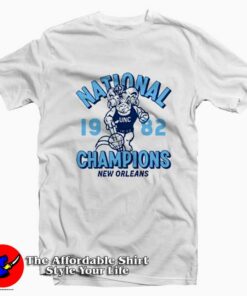 New Orleans UNC Basketball Champions Graphic T-Shirt On Sale