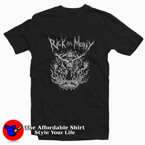 New Rick And Morty Metal Maelstrom T-shirt On Sale