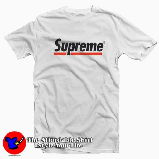 New Supreme Underline T-Shirt Supreme Collection