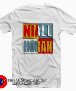 Niall Horan Colour Block Graphic Unisex T-Shirt On Sale Niall Horan Colour Block Graphic Unisex T-Shirt On Sale