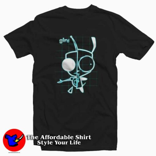 Nickelodeon Invader Zim X-Ray Schematic Unisex T-shirt On Sale