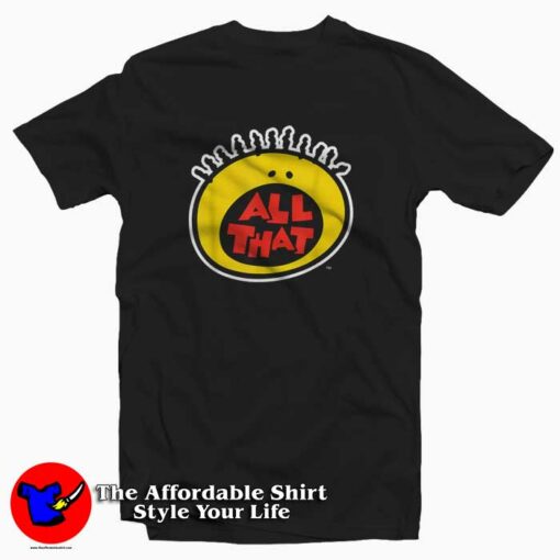 Nickelodeon Rewind All That Logo Unisex T-shirt On Sale