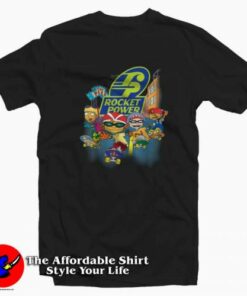 Nickelodeon Rocket Power Skateboarding T shirt On Sale 2