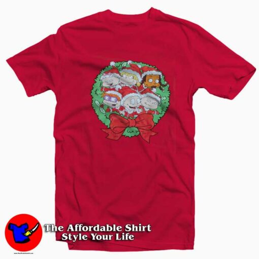 Nickelodeon Rugrats Christmas Cartoon T-shirt On Sale