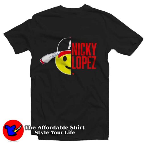 Nicky Lopez Salute Atlanta Braves Graphic T-Shirt On Sale