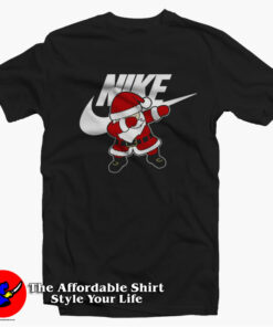 Nike Christmas Santa Claus Dabbing Unisex T shirt On Sale 1