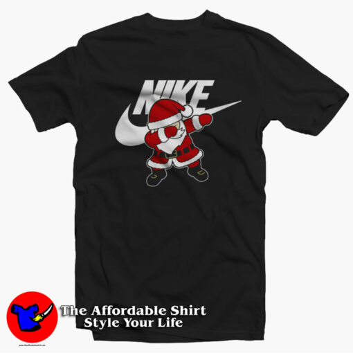 Nike Christmas Santa Claus Dabbing Unisex T-shirt On Sale