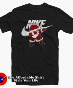 Nike Christmas Santa Claus Dabbing Unisex T-shirt On Sale 1 Nike Christmas Santa Claus Dabbing Unisex T shirt On Sale 2