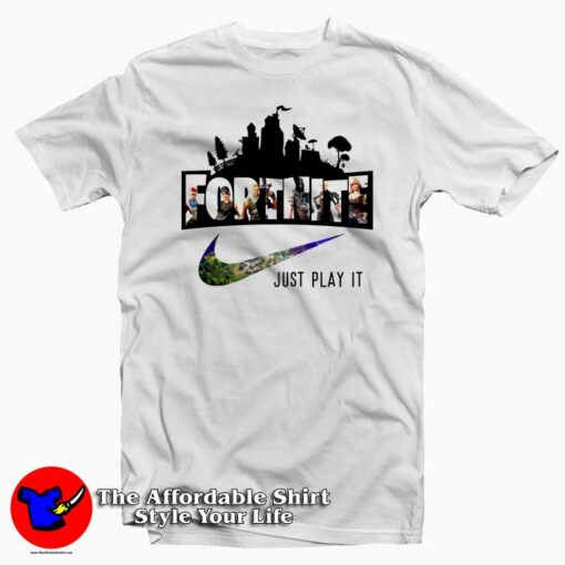 Nike Fortnite Just Play It T-Shirt Cheap Trend