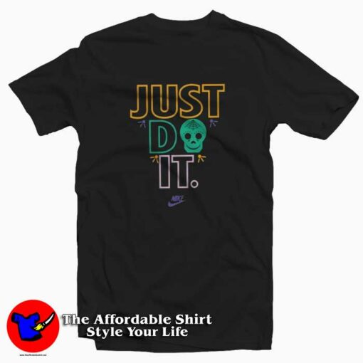 Nike Just Do It Day Of The Dead T-Shirt Cheap