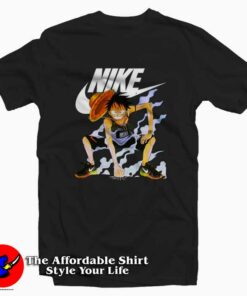 Nike x One Piece Luffy Collab Unisex T Shirt On Sale 1