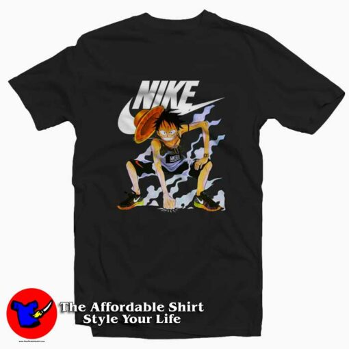 Nike x One Piece Luffy Collab Unisex T-Shirt On Sale