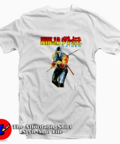 Ninja Gaiden Retro Nes Box Art Graphic T-Shirt On Sale Ninja Gaiden Retro Nes Box Art Graphic T-Shirt On Sale