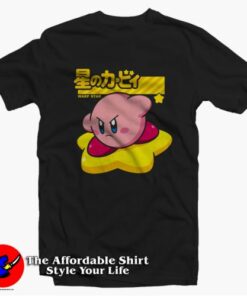 Nintendo Kirby Kanji Star Warp Unisex T-Shirt On Sale