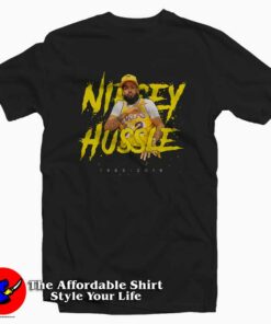 Nipsey Hussle Rip 1985 2019 Respect Him T-shirt On Sale