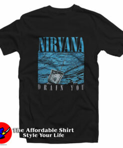 Nirvana Nevermind 30th Anniversary Drain You T-Shirt On Sale