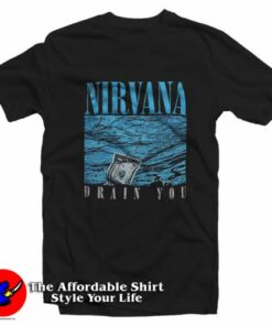 Nirvana Nevermind 30th Anniversary Drain You T-Shirt On Sale