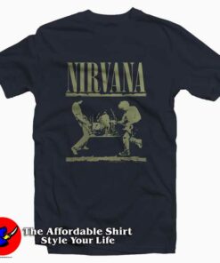 Nirvana Stage Blue T Shirt For Men Or Women