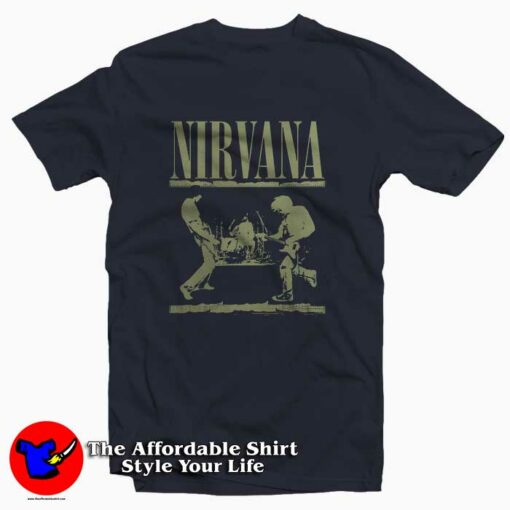 Nirvana Stage Blue T Shirt For Men Or Women