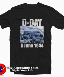 Normandy Landings Invasion D-Day Graphic T-Shirt On Sale