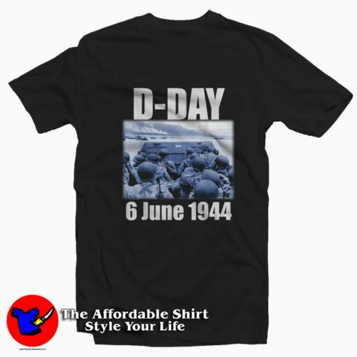 Normandy Landings Invasion D-Day Graphic T-Shirt On Sale