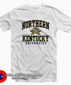 Northern Kentucky Norse Arch Mascot T-shirt On Sale Northern Kentucky Norse Arch Mascot T-shirt On Sale