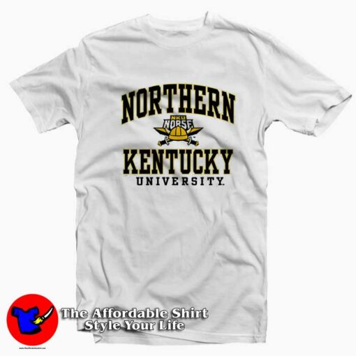 Northern Kentucky Norse Arch Mascot T-shirt On Sale