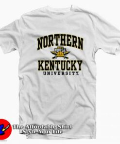 Northern Kentucky Norse Arch Mascot T-shirt On Sale Northern Kentucky Norse Arch Mascot T-shirt On Sale