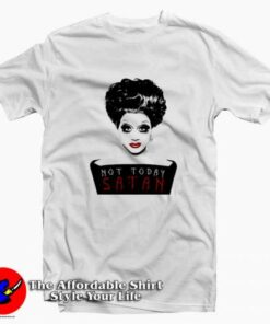Not Today Satan LGBT Bianca Graphic T-Shirt On Sale Not Today Satan LGBT Bianca Graphic T-Shirt On Sale