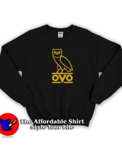 OVO Drake Gold Owl Ovoxo Unisex Sweatshirt On Sale 1 OVO Drake Gold Owl Ovoxo Unisex Sweatshirt On Sale 2
