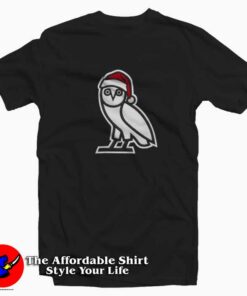 OVO Holiday Santa Owl Funny Unisex T shirt On Sale 1
