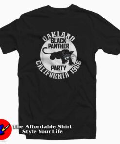 Oakland California 1966 Black Panther Party T-shirt On Sale