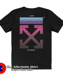 Off White Gradient Diagonal Tee Shirt 2