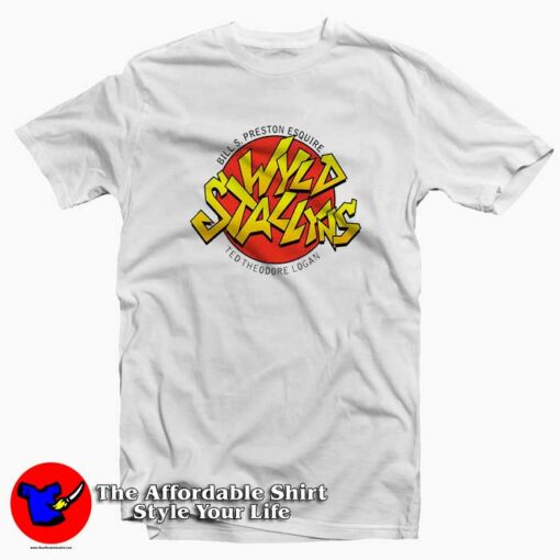 Official Bill And Ted Inspired Wyld Stallyns T Shirt Cheap