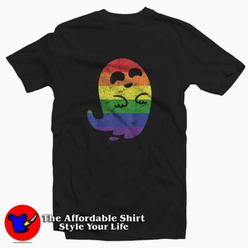 Official Ghost Halloween Gay Funny Scary T-shirt On Sale