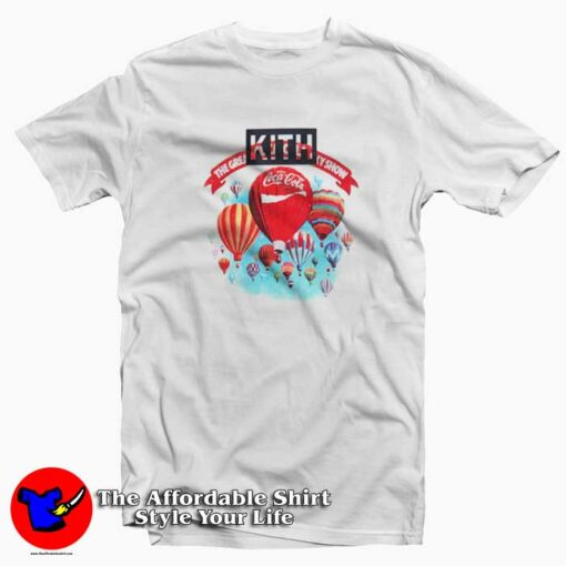 Official Kith x Coca-Cola Balloon Vintage T-shirt On Sale