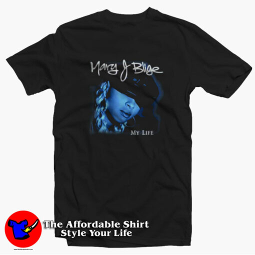 Official Mary J Blige My Life Vintage Unisex T-shirt On Sale