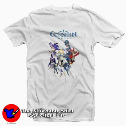 Official New Game Genshin Impact Unisex T-shirt On Sale