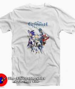 Official New Game Genshin Impact Unisex T-shirt On Sale Official New Game Genshin Impact Unisex T-shirt On Sale