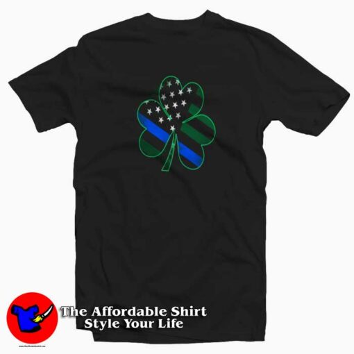 Official Thin Blue Line St Patrick’s Day T-Shirt For St Patrick’s Day