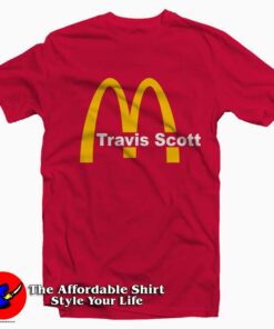 Official Travis Scott x McDonalds Collab T-shirt On Sale