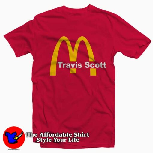 Official Travis Scott x McDonalds Collab T-shirt On Sale