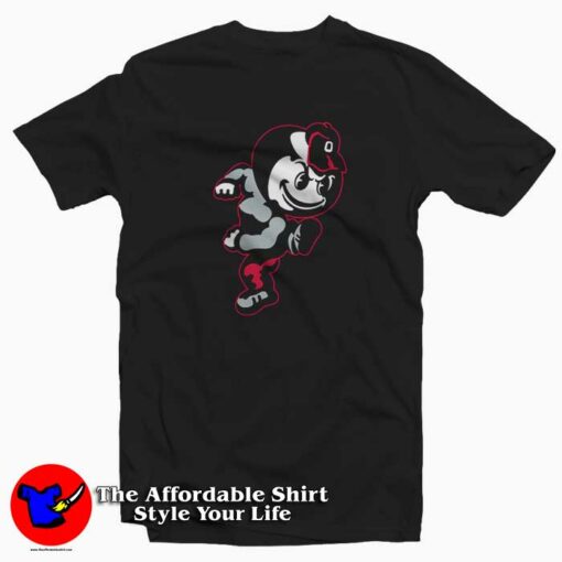 Ohio State Buckeyes Black Brutus Unisex T-shirt On Sale