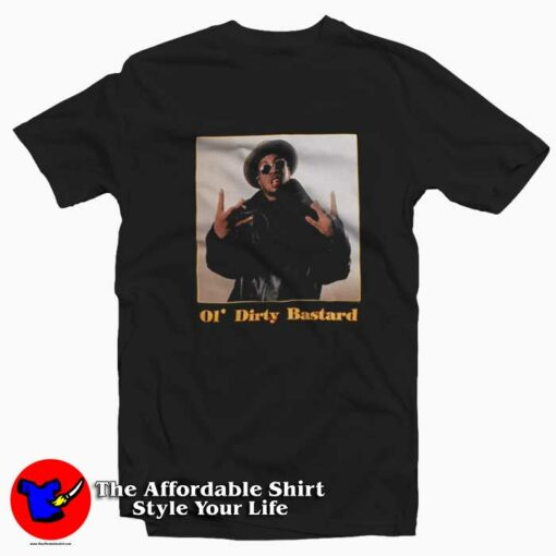 Ol Dirty Bastard Vintage Photo Graphic T-Shirt On Sale