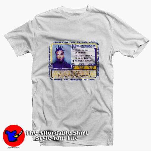 Old Dirty Bastrd License Rap Hip Hop T-Shirt On Sale