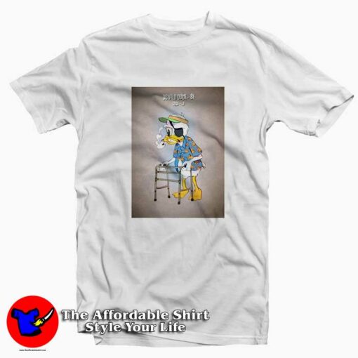 Old Donald Duck Smoking 81 Unisex T-shirt On Sale