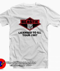 Old Glory Beastie Boys Licensed Tour 1987 T-shirt On Sale Old Glory Beastie Boys Licensed Tour 1987 T-shirt On Sale