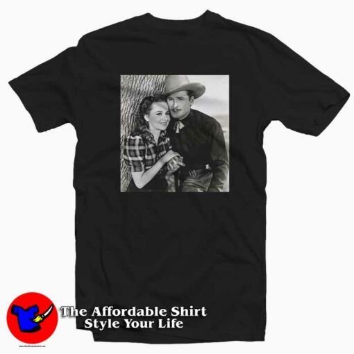 Olivia de Havilland Errol Flynn Unisex T-shirt On Sale