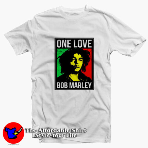 One Love Bob Marley Graphic Unisex T-Shirt On Sale